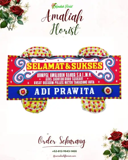 Papan Bunga Ucapan Selamat Tunjungrejo